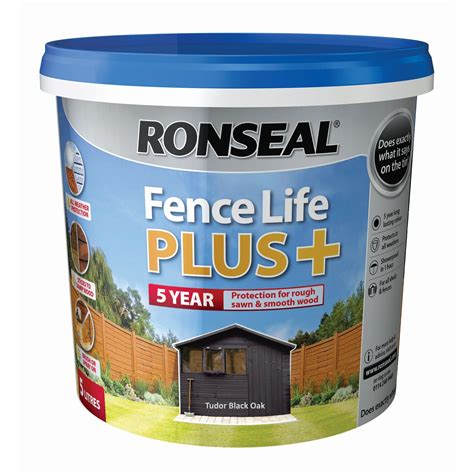 ronseal tudor black fence paint|ronseal fence paint.